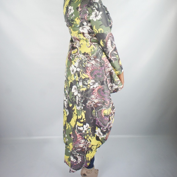 Mint Green Floral High/Low Jacket - Picture 2 of 7